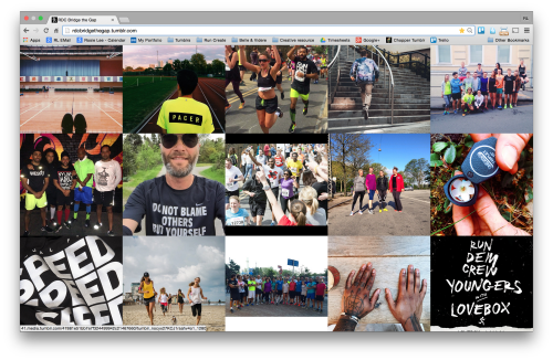 Bridge The Gap global running crew movement